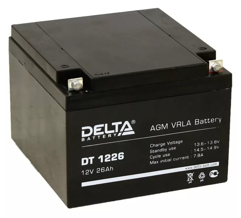 12 в 17 а ч. Delta DT 1226 (12в/26ач). DT 1226 Delta аккумуляторная батарея. Аккумулятор Delta DT 1240. АКБ Delta DT 1240 12v 40ah.